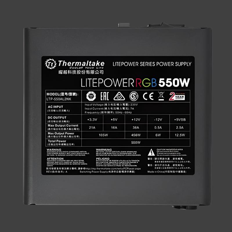 Thermaltake Litepower RGB 550W PSU