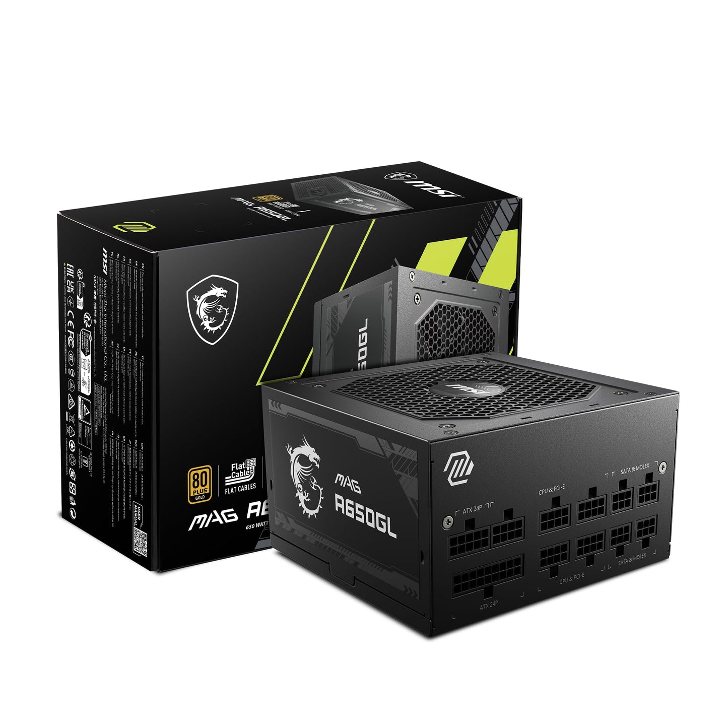 MSI MAG A650GL 650W Power Supply