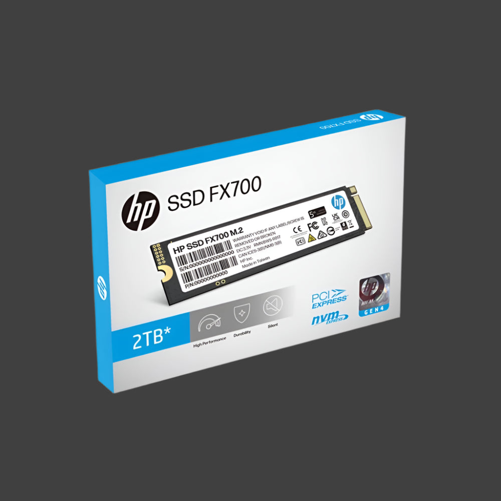 HP FX700 2TB PCIe Gen 4 M.2 NVME SSD 7200/6200mbs