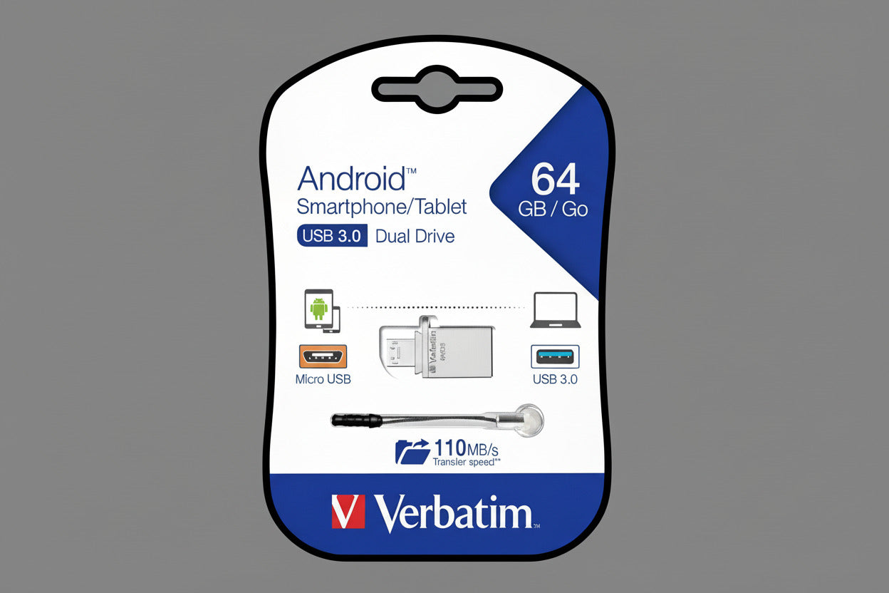 Verbatim Store'n'Go OTG Micro USB 3.0 Drive 64GB