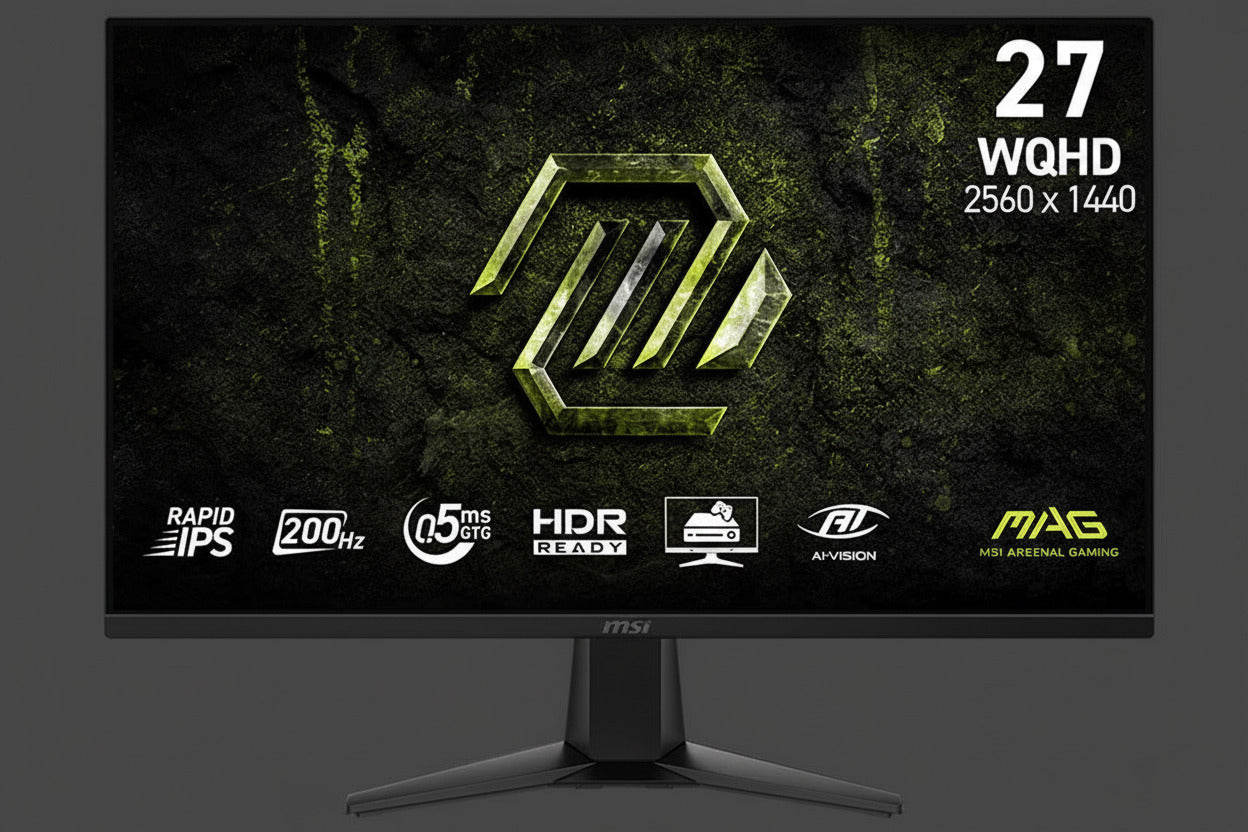 MSI MAG 275QF E20 27" QHD Rapid IPS 200Hz Gaming Monitor