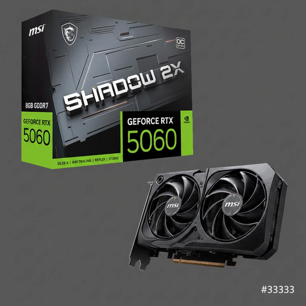 8GB MSI RTX 5060 SHADOW 2X OC GPU
