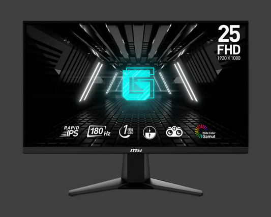 MSI G255F 24.5" FHD Rapid IPS 180Hz 1ms Gaming Monitor