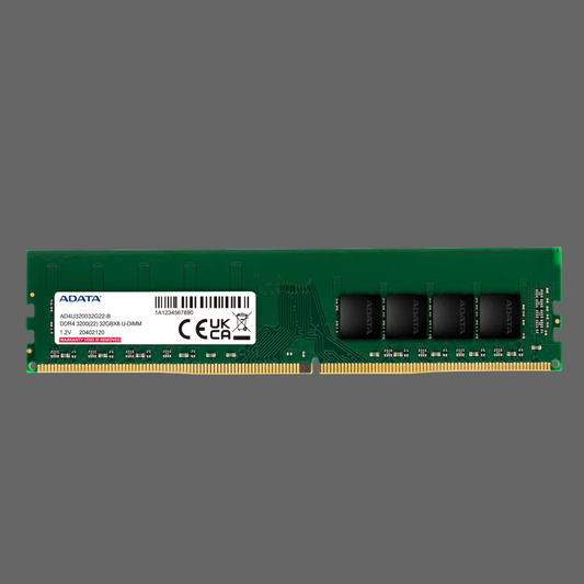 ADATA RAM module on a white background
