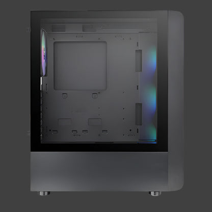 Thermaltake S200 PLUS ARGB TG Mid Tower Case Black Edition