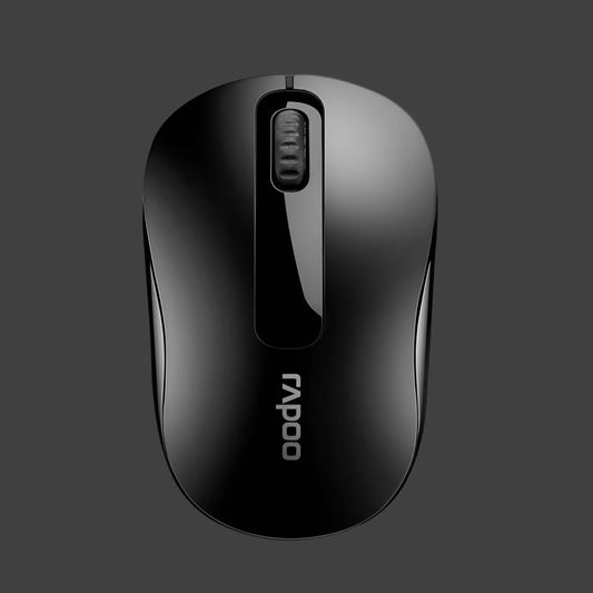 RAPOO M100 2.4GHz & Bluetooth 3 / 4 Quiet Click Wireless Mouse Red - 1300dpi Connects up to 3 Devices, Up to 9 months Battery Life
