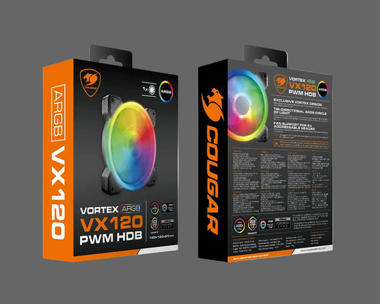 Cougar Vortex ARGB VX120 PWM HDB Fan