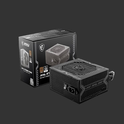MSI MAG A750BN PCIE5, 750W,DC to DC power Design, Active PFC, ATX, PCIe 5.0(300W), 2xPCI-E, 5xSATA, 2xPERIPHERAL,FDD