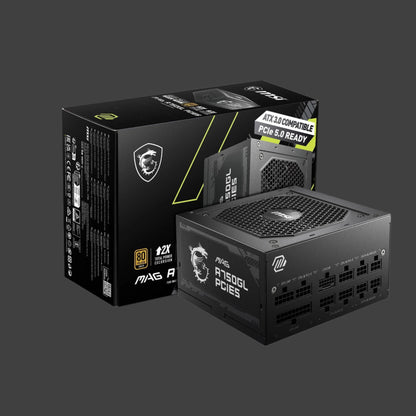 MSI MAG 750W ATX3.0 80 PLUS GOLD CERTIFIED, FULL MODULAR PSU