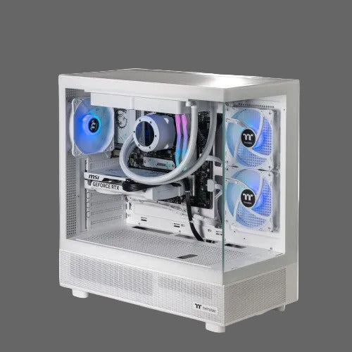 Thermaltake Gaming System Horizon V2 Snow - AMD 7500F / RTX 5060/ B650 WIFI/ 32GB RAM/ View 270 ARGB SNOW