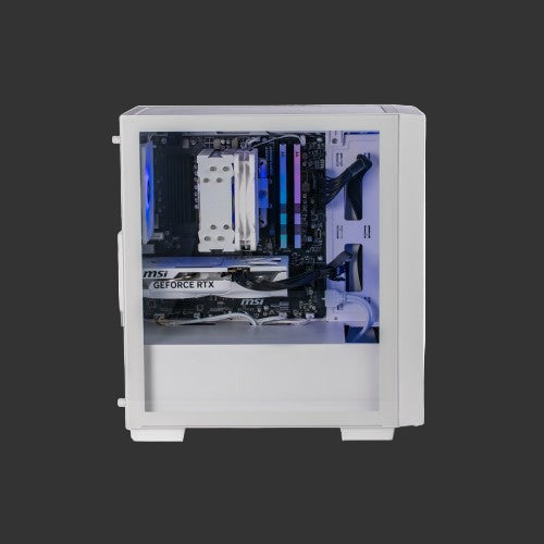 Thermaltake Gaming System Genesis Ultimate V5 Snow - AMD 5600 / RTX 5060/ B550M WIFI/ 16GB RAM/ 1TB SSD / H16 SNOW