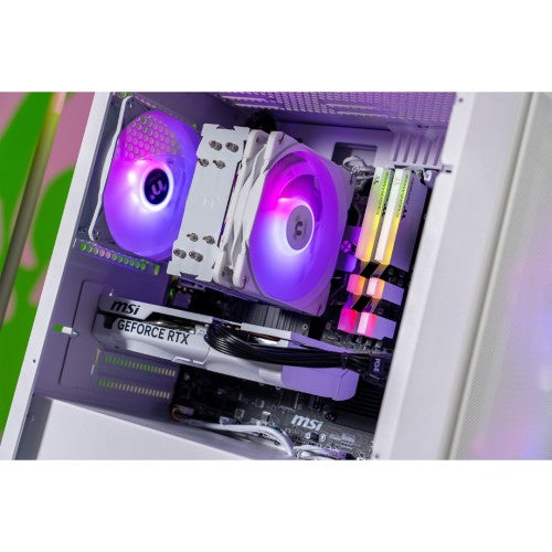 Thermaltake Gaming System Genesis Ultimate V5 Snow - AMD 5600 / RTX 5060/ B550M WIFI/ 16GB RAM/ 1TB SSD / H16 SNOW