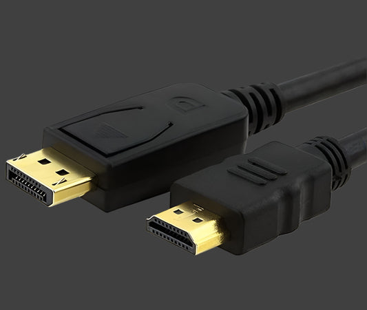 Astrotek DisplayPort DP to HDMI Adapter Converter Cable 1m - Male to Male 1080P Gold-Plated for PC/Laptop to HDTVs Projectors Displays 20P M - 19P AM