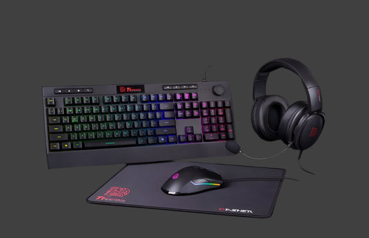 Thermaltake Tt eSPORTS 4 In 1 RGB E Series Gaming Kit COMBO