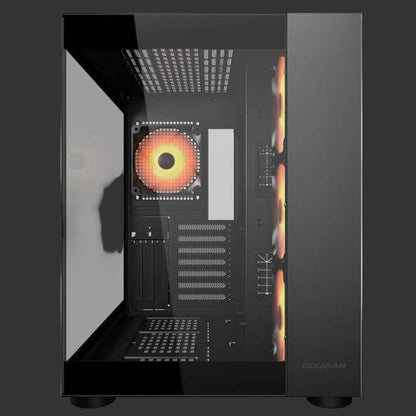 Cougar FV150 RGB BLACK Dual chamber TG Case 4x ARG B Fans