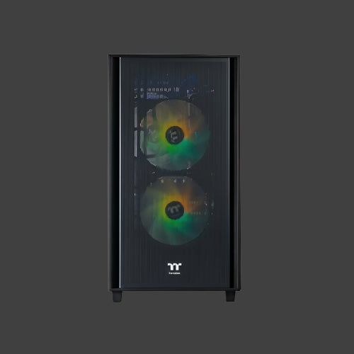 Thermaltake Gaming System Genesis Ultimate V4 - AMD 5600 / RTX 4060 / B550 WIFI / 16GB RGB RAM / H16 Black