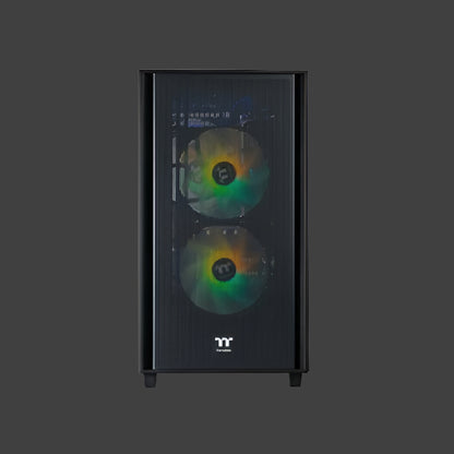 Thermaltake Gaming System Genesis Ultimate V4 - AMD 5600 / RTX 4060 / B550 WIFI / 16GB RGB RAM / H16 Black
