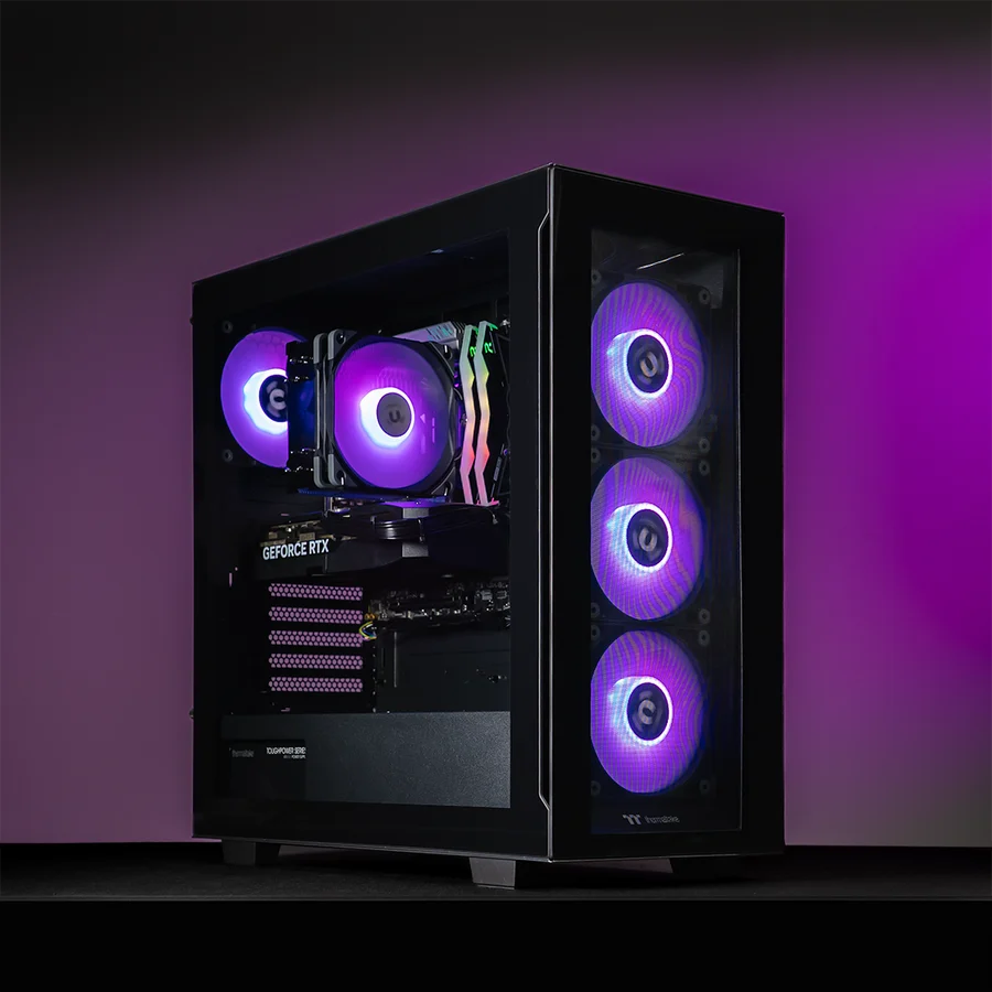 Thermaltake Gaming System Infinity PRO V7 - AMD 7500F / RTX 5070/ B650 WIFI/ 32GB RAM/ V350 Black