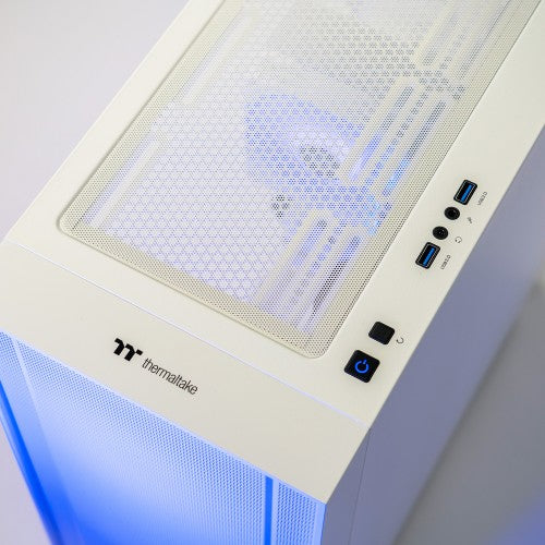 Thermaltake Gaming System Infinity V2 SNOW Edition - AMD 5500/ RTX 4060/ B550 WIFI/ 16GB RGB RAM/ H570 White