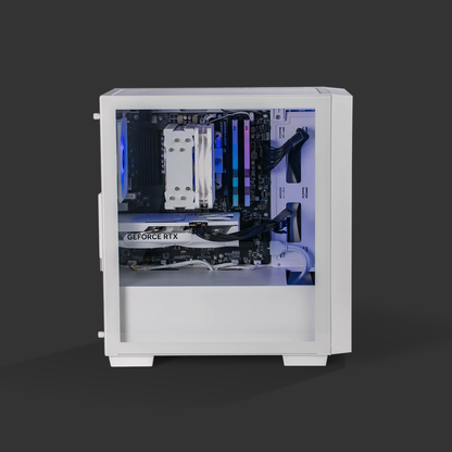 Thermaltake Gaming System Genesis Ultimate V5 Snow - AMD 5600 / RTX 5060/ B550M WIFI/ 16GB RAM/ H16 SNOW