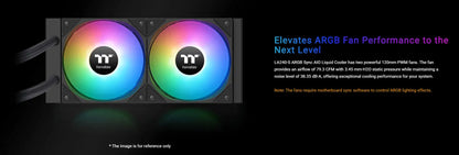 Thermaltake LA360-S ARGB 2.4" LCD Display AIO Liquid CPU Cooler