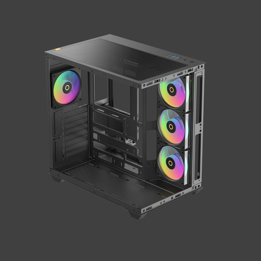 OCYPUS GAMMA C74 BLACK GAMING CASE