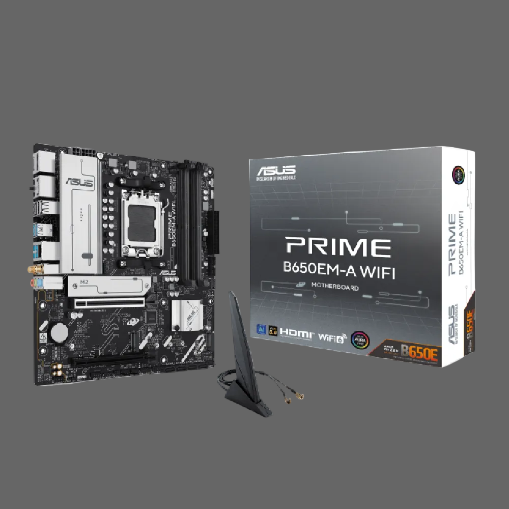 Asus PRIME B650EM-A WIFI AM5 4x DDR5 mATX motherboard