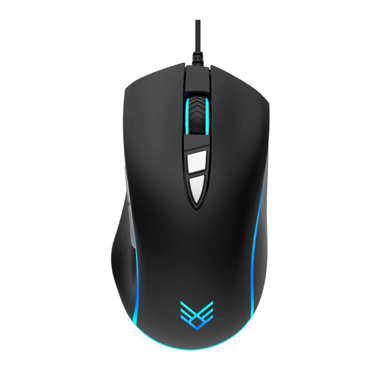 Audeeo Velocity Wired 7 Buttons Led Gaming Mouse Black