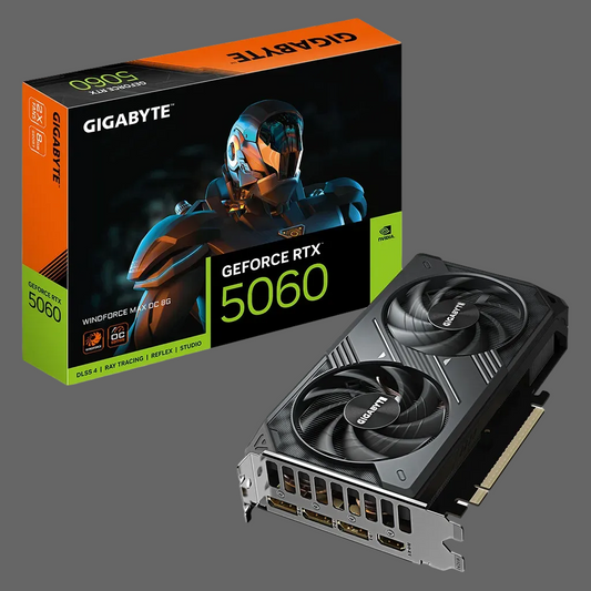 Gigabyte GV-N5060WF2MAX OC-8GD 8G RTX 5060 WINDFORCE 2 MAX OC Video Card