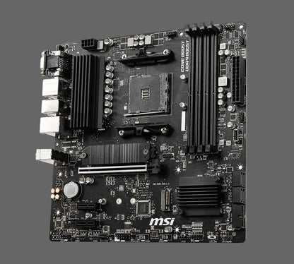 MSI computer motherboard on a white background