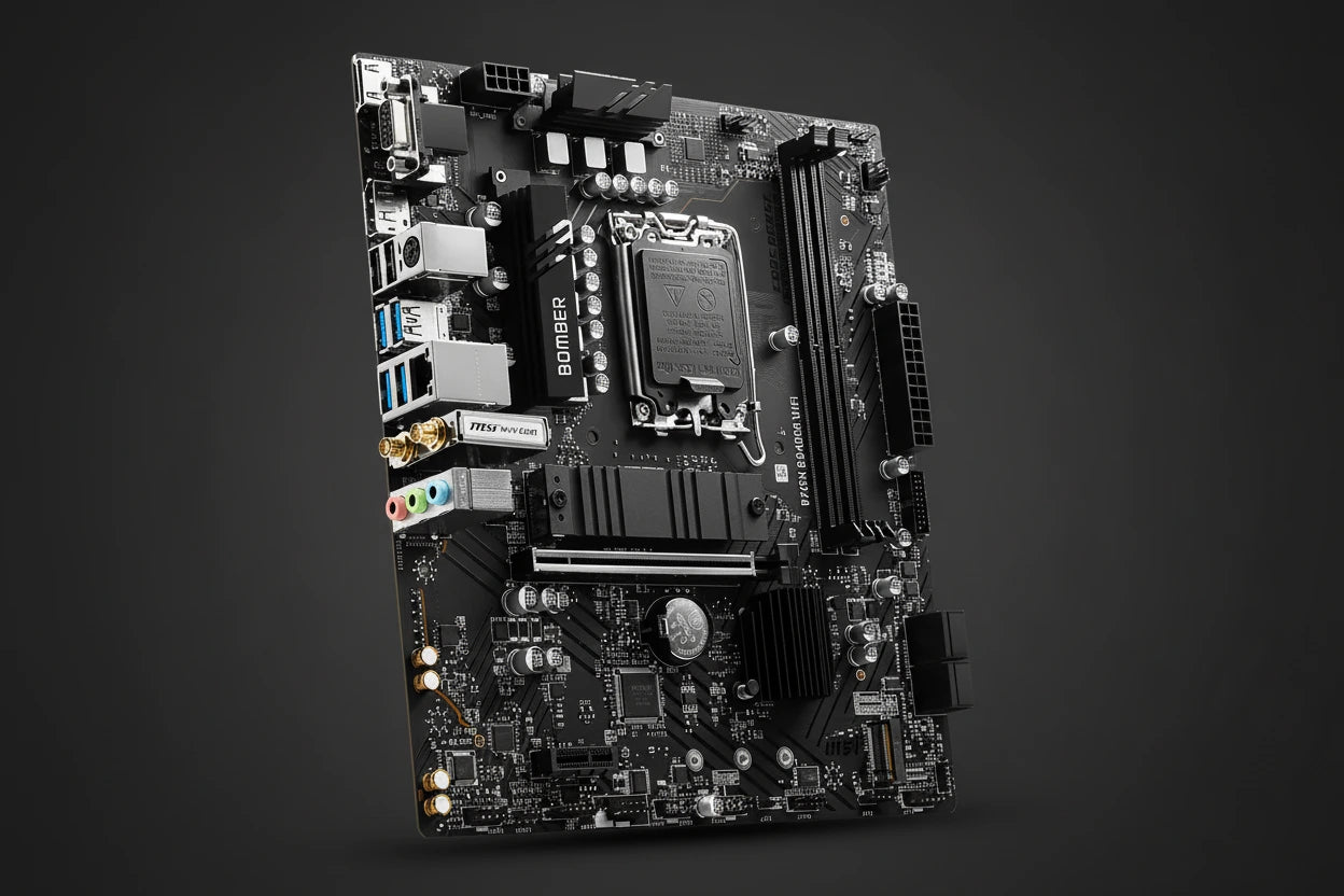 MSI B760M BOMBER WIFI LGA1700 DDR5 AM5 Motherboard