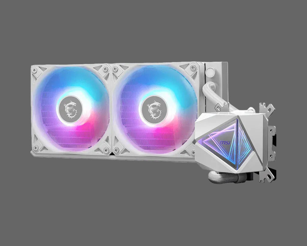 MSI MAG CORELIQUID I240 WHITE - ARGB Gen2, PWM, 2*Fans, 120*120*25mm