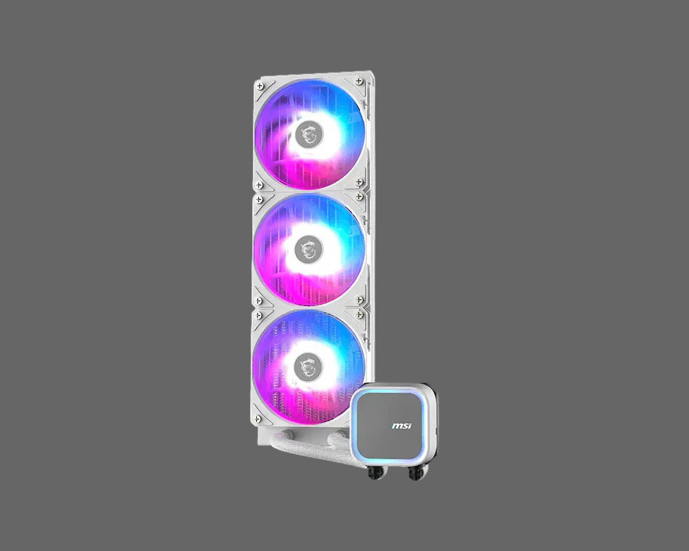 MSI MAG CORELIQUID A13 360 WHITE - ARGB Gen2, 5v ARGB 3-PIN Header, 3*Fans,