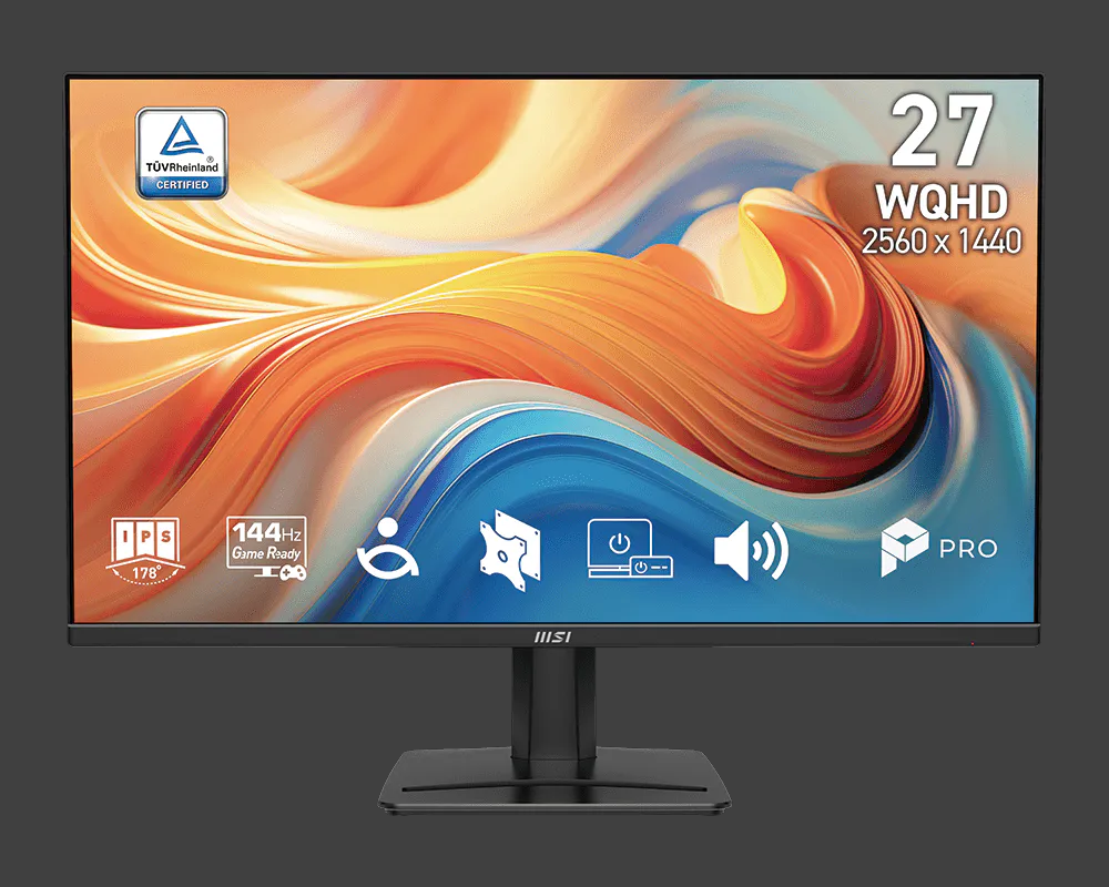 27" MSI PRO MP275Q E14 (WQHD) MONITOR 144Hz