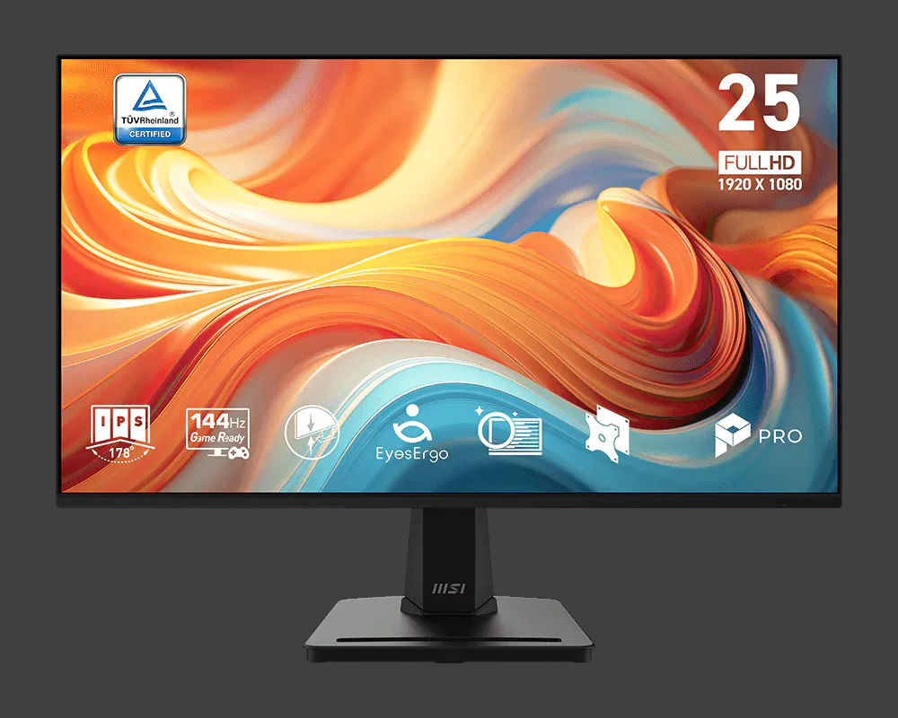 25" MSI PRO MP251 E14L (FHD) MONITOR 144Hz