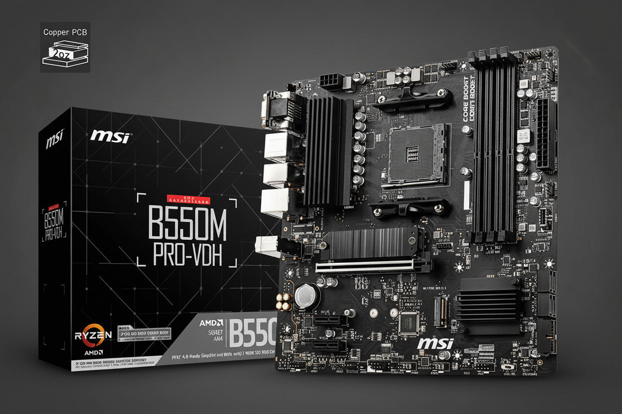 MSI B550M PRO-VDH Wifi AM4 Motherboard