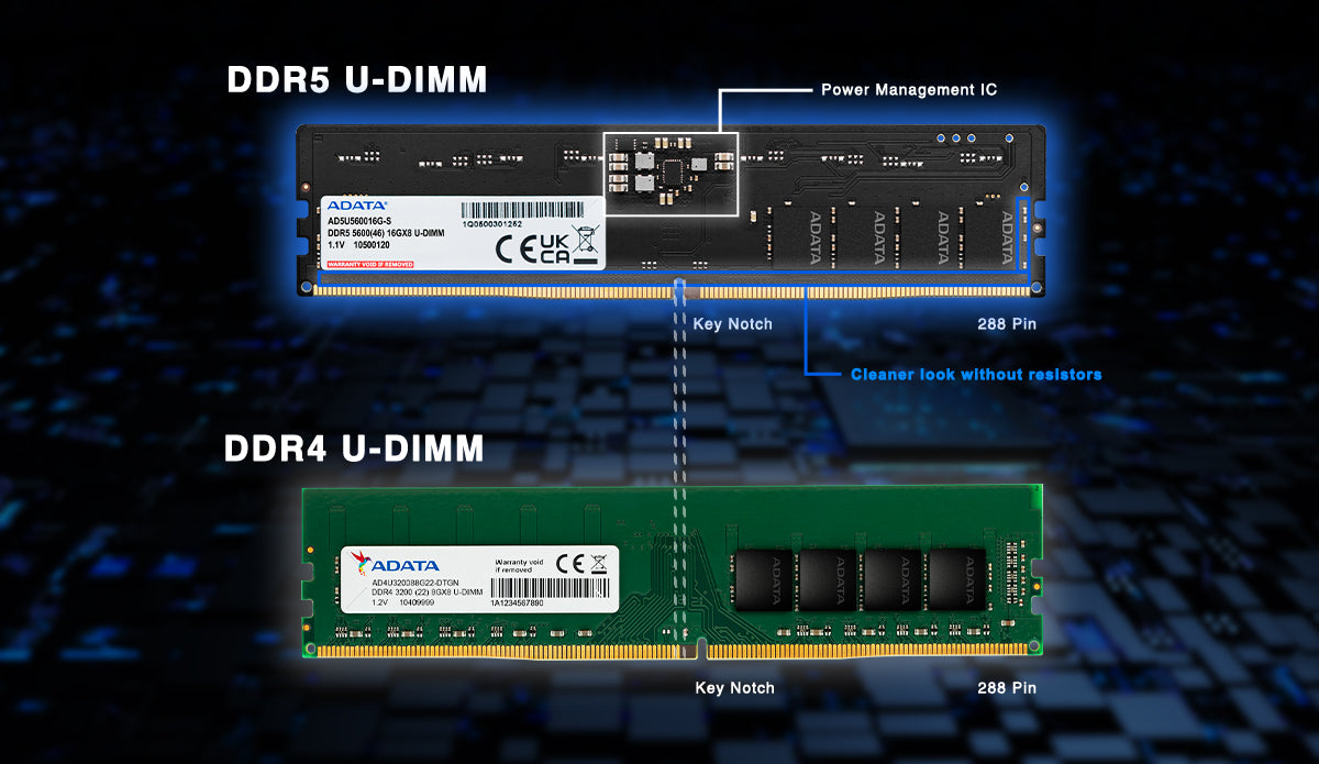 Adata AD5U560016G-S 16GB DDR5-5600Mhz Memory