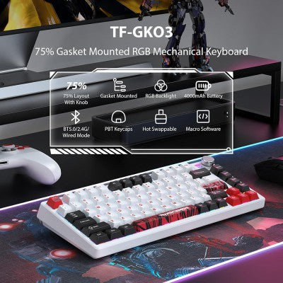 Transformers GK03 Wireless Mechanical Keyboard | Re-boot IT Solutions Townsville