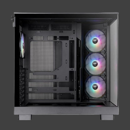 Thermaltake View 380 XL Tempered Glass ARGB Mid Tower Case Black Edition