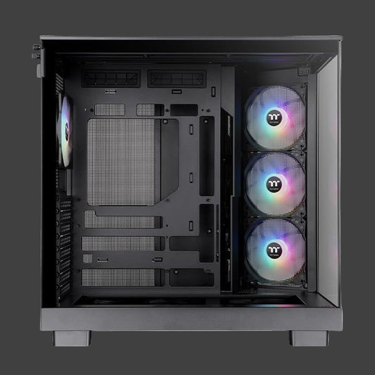 Thermaltake View 380 XL Tempered Glass ARGB Mid Tower Case Black Edition