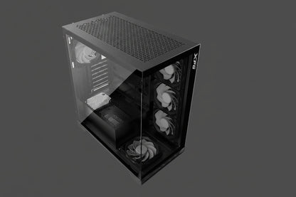 ADATA XPG INVADER X BLACK GAMING CASE (5xFANS+RISER CABLE)