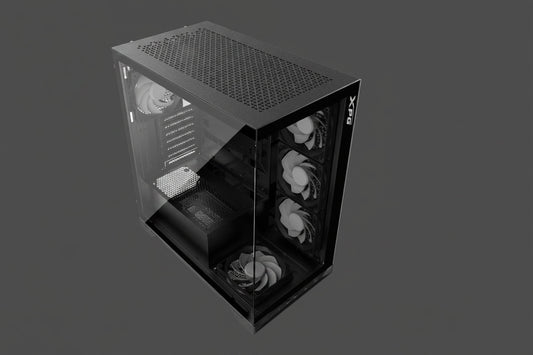 ADATA XPG INVADER X BLACK GAMING CASE (5xFANS+RISER CABLE)