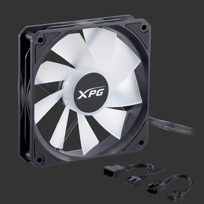 ADATA XPG VENTO R ARGB PWM REVERSE FLOW WHITE FAN (3 PACK)